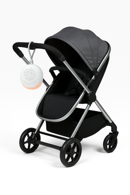 HushGo+ – Rechargeable White Noise Machine with 20 Sounds & Timer