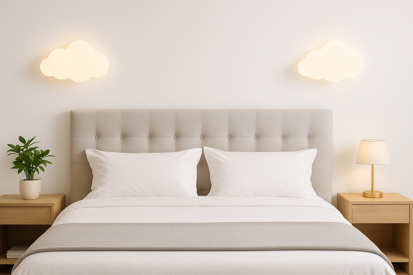 Cloud Glow – Wall Lamp for a Cozy Nursery Atmosphere.