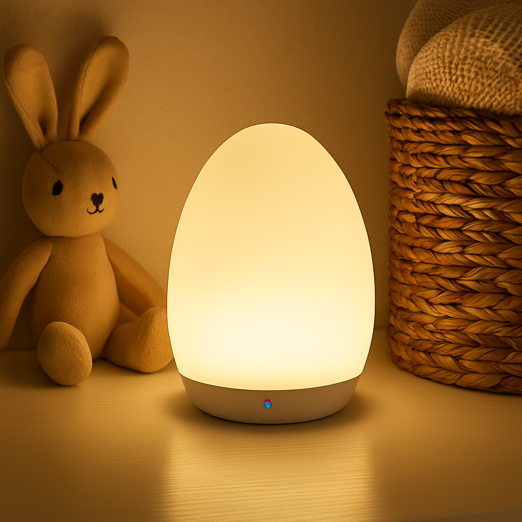 Egg Glow – Rechargeable Night Light Lamp to Soothe and Decorate