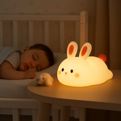 Bunny Glow – Silicone Night Light to Comfort Kids at Bedtime