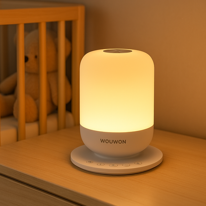 DreamWave+ – White Noise Machine with 34 Sounds, App Control & Night Light